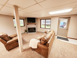 Lower level- queen sleeper sofa