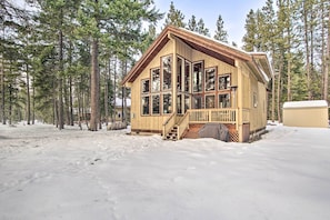 Cottage Exterior | Wooded Location