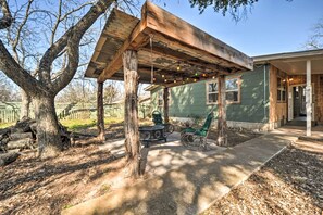 Covered Pergola | Fire Pit (Wood Provided)