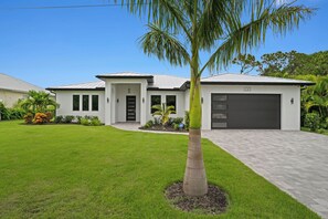 Front of the house.