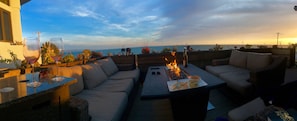 Deck with Gas Firepit