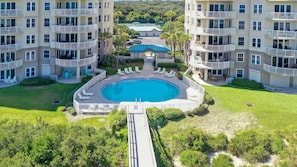 One of two beautiful pools.