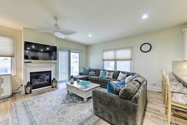 Brigantine Vacation Rental | 4BR | 3.5BA | Stairs Required | 2,890 Sq Ft