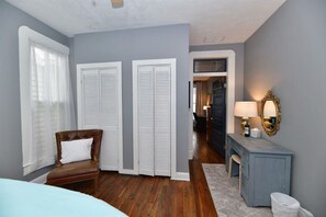 Oversized chair in corner to curl up with a good book