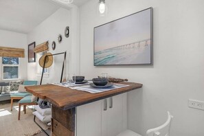 Dining Table and Living Room