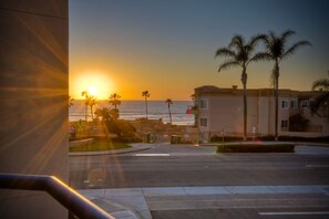 Sunset as viewed from private patio