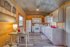 Kitchen and dining area