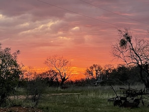 Sunrise from the front porch 