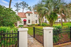 Grand walkway gate to St Augustine’s most treasured estate. Casa Mirasol.