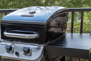 Enjoy the gas grill.