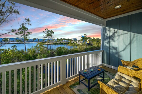 Catch sunset and sunrise, see and hear the peaceful sights and sounds of nature 