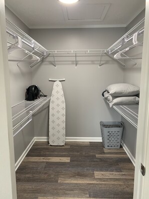 Large walk-in closet! 