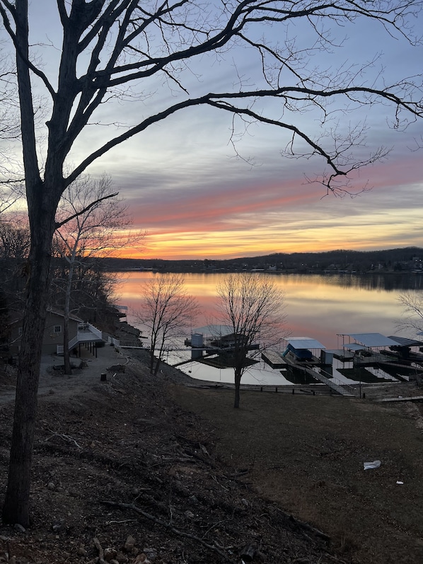Lake view from deck