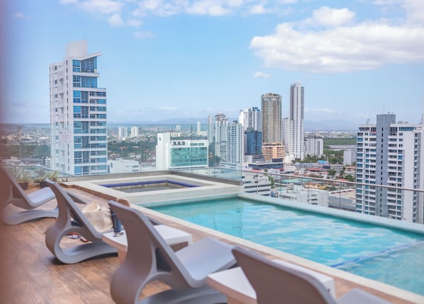 Rooftop pool