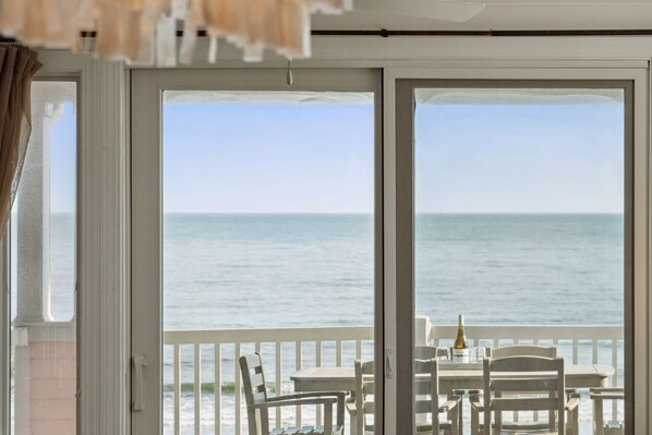 Ocean view from the living room