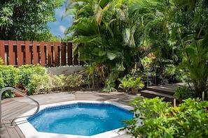 Couples treatment rooms, spa tub, steam room, body treatments