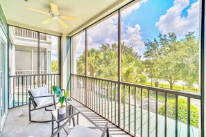 Private outdoor patio 