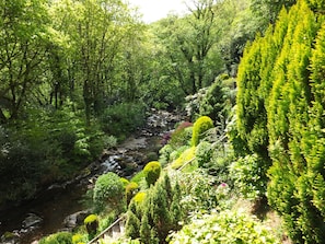 Wonderful view over the West Lyn River from the balcony