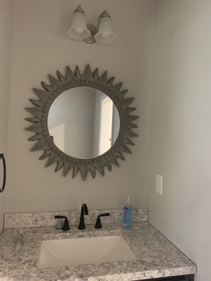 Vanity in master bath. 