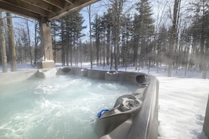 Bain à remous extérieur