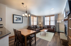 Furniture, Indoors, Living Room, Table, Dining Room