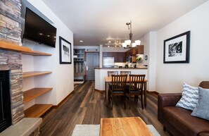 Indoors, Hardwood, Furniture, Living Room, Floor