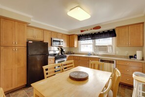 Kitchen | 1st-Floor Condo | Prime Location | Near Beach Access