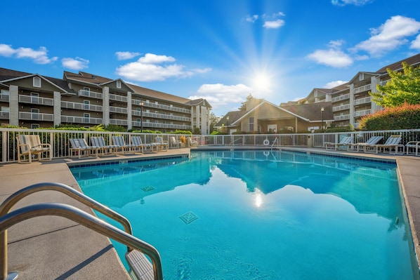 Spend the day at the outdoor pool