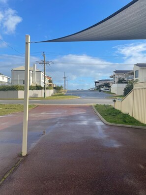 Street view to beach