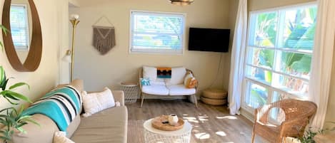 Baja, Boho inspired living room