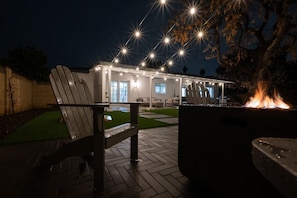 Relax and unwind the day with your private backyard firetable.