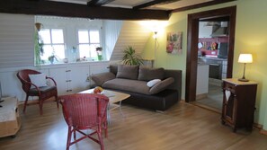 Ferienwohnung mit Balkon-Wohnbereich