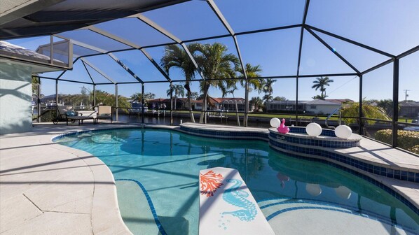 The perfect Punta Gorda private pool oasis.