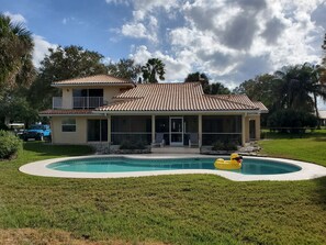 Backyard view