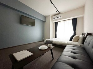 Bedroom with TV