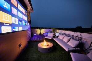 Bring your own projector to set the perfect mood for movie nights under the stars.