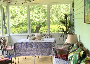 Sunporch attached to the kitchen