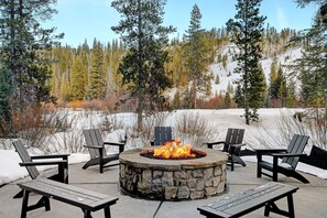 Community Outdoor Fireplace