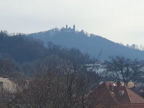 Blick von der Unterkunft