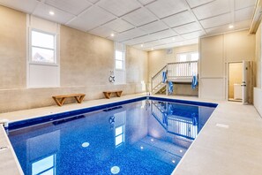 Indoor pool to enjoy a dip no matter the season.