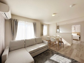Living Room with sofa bed