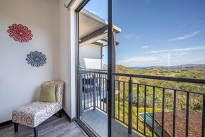 Enjoy views of lush greenery right from the living space!