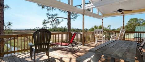 Amazing views from the covered deck