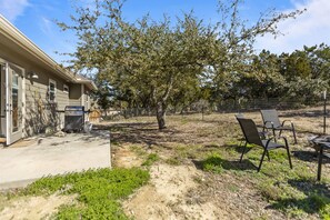 Let’s have a blast together basking in sunshine around the fire pit and patio