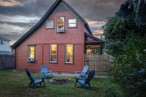 Relax in the spacious back yard