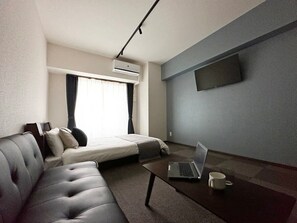 Bedroom with TV