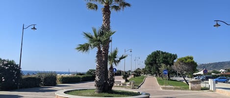 Davoli Marina Boardwalk.  5 min walk from our apartment