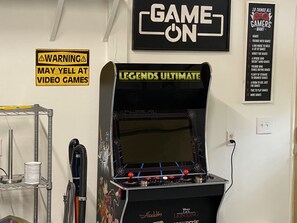 A two person stand up arcade game with a rediculous amount of games loaded!