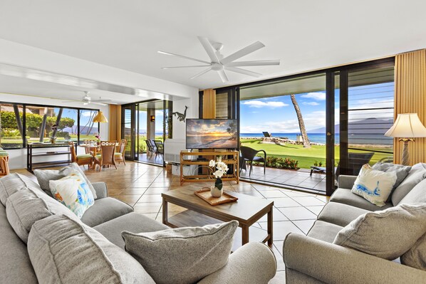 Ocean front views from all common areas!