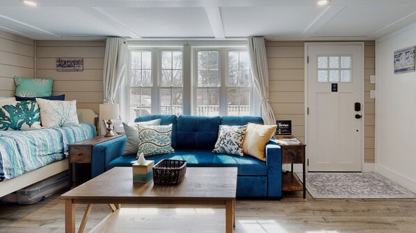 Entrance and living room.